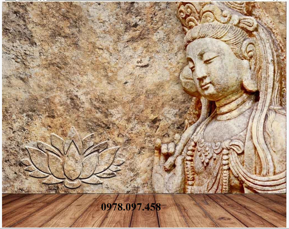 Tranh tượng Phật - gạch tranh ốp tường