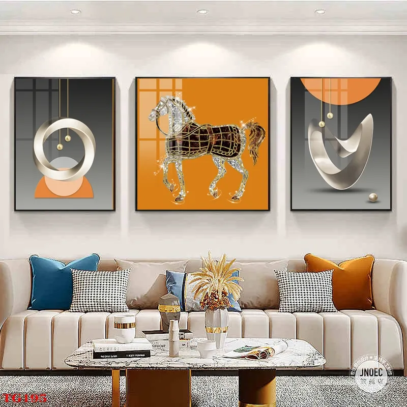 Tranh gạch 3 mảnh ghép.