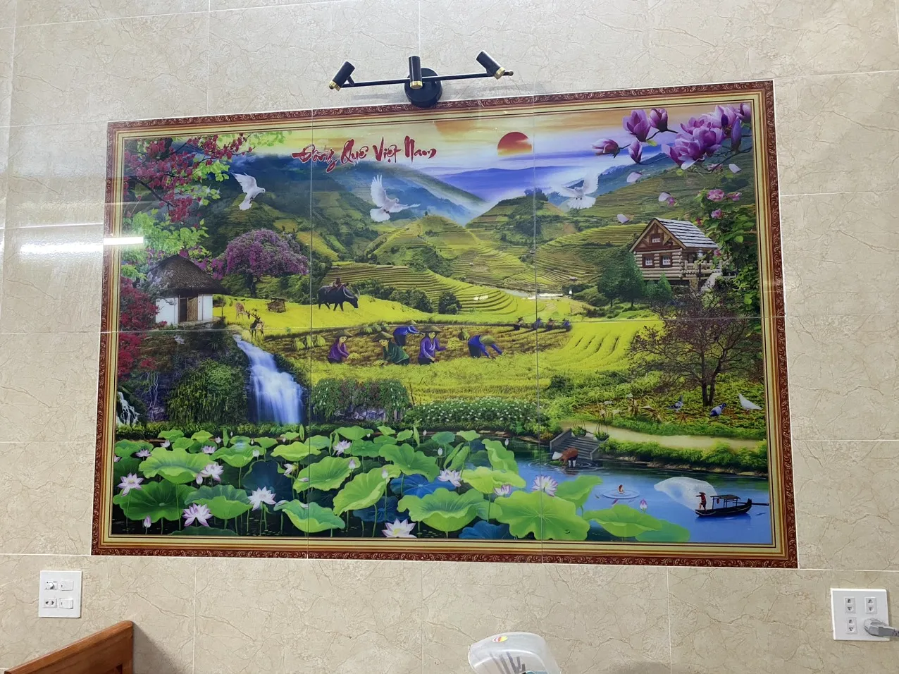 Tranh gạch men phong cảnh thiên nhiên