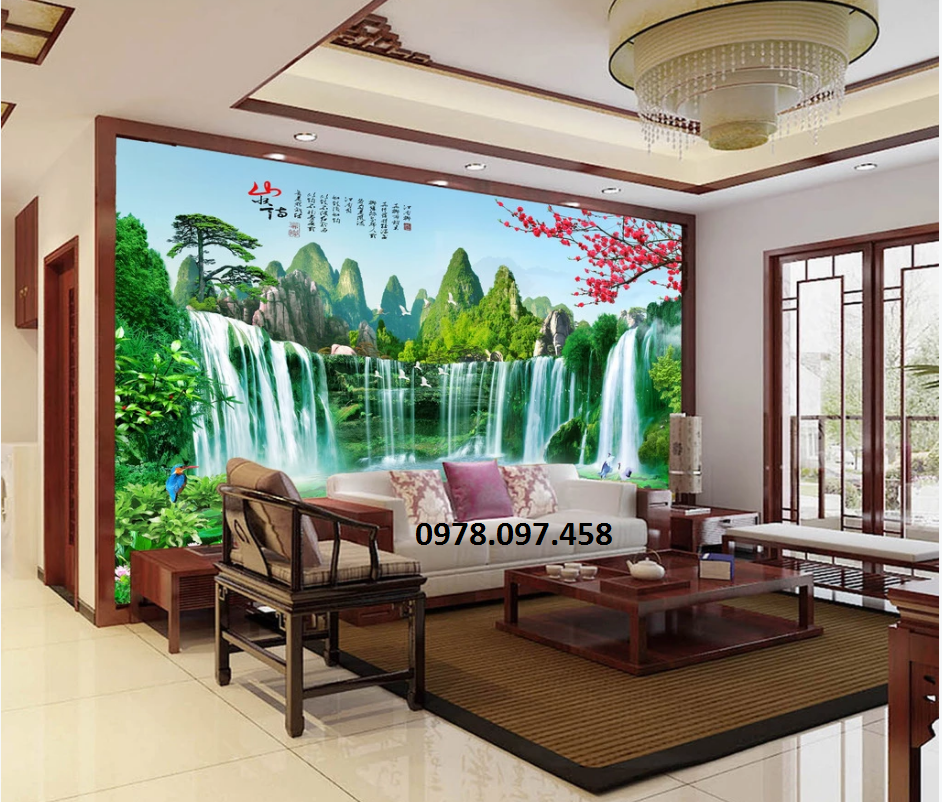 Gạch tranh phong cảnh 3D