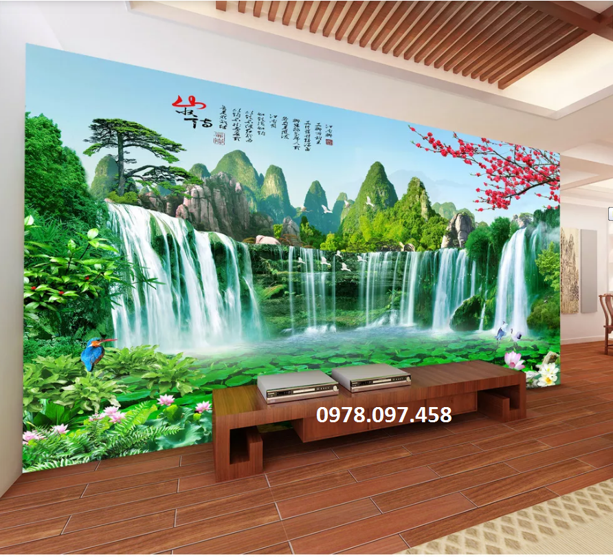 Tranh gạch 3D phong cảnh