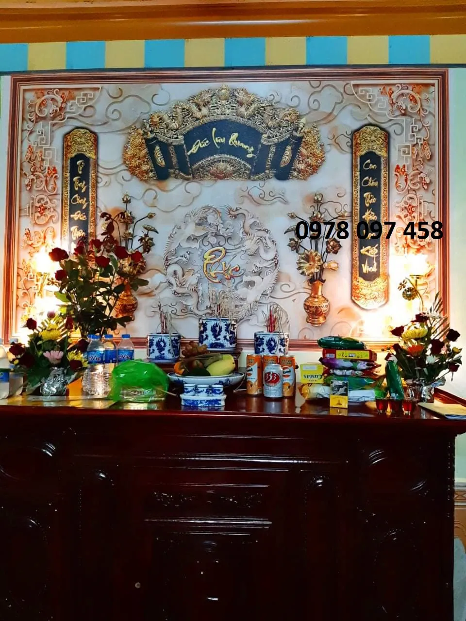 Trang trí phòng thờ gia tiên