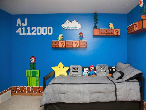 Phong cách Mario trong trang trí phòng ngủ ấn tượng